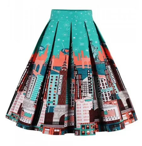 The Printed Skirt